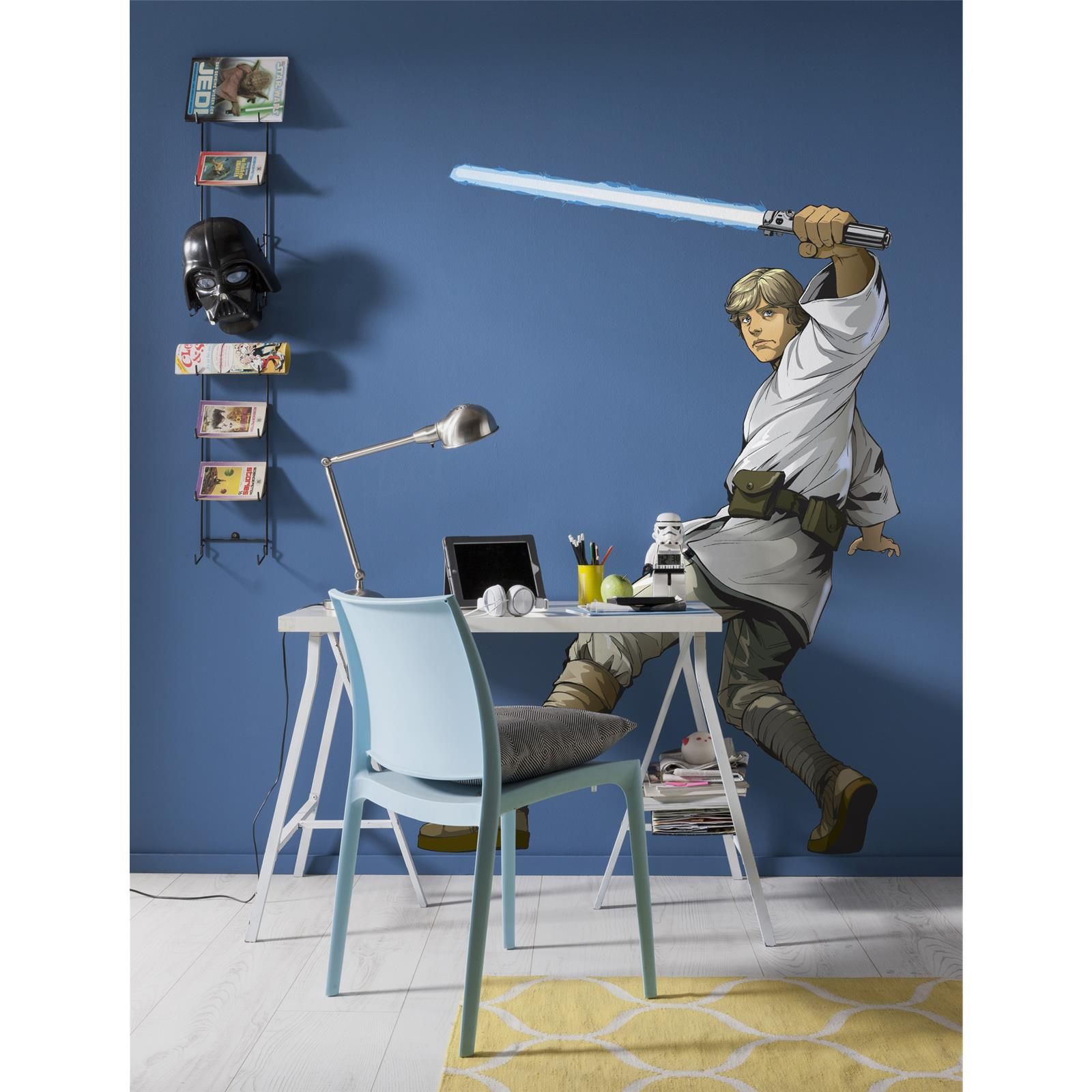 Selbstklebende Vlies Fototapete/Wandtattoo - Star Wars XXL Luke Skywalker - Größe 127 x 200 cm