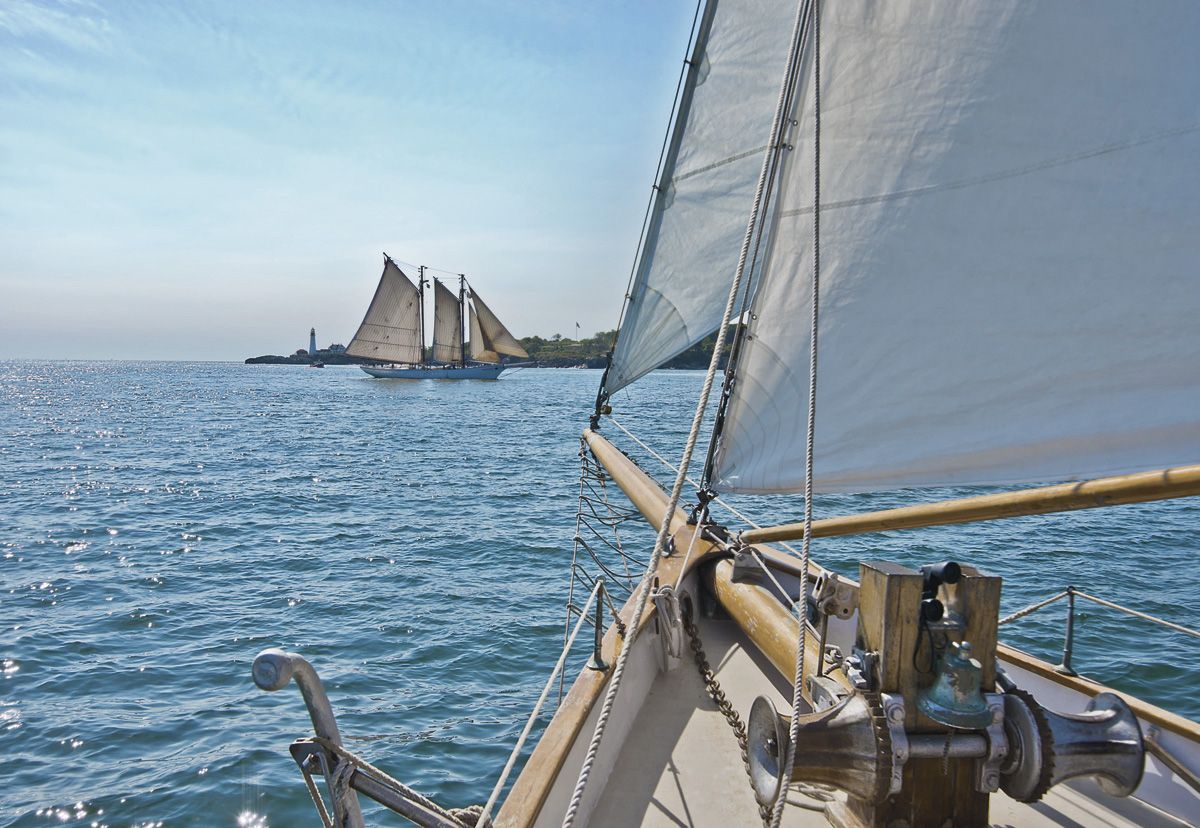 Papier Fototapete - Sailing - Größe 368 x 254 cm