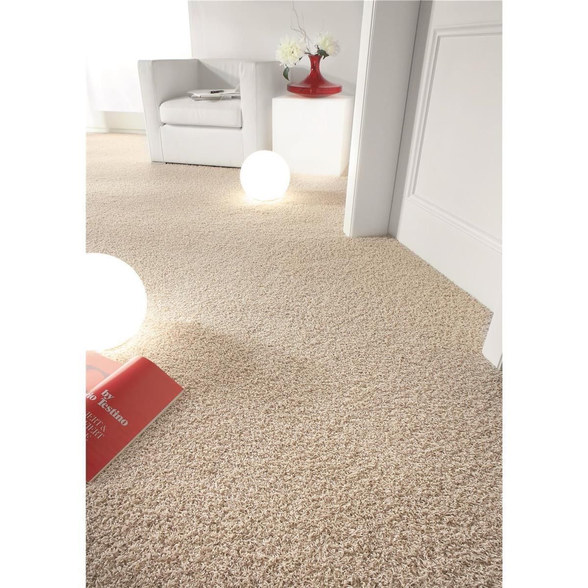 Teppichfliesen 25 x 100 cm selbsthaftend Infloor-Girloon Cottel Braun 837 meliert