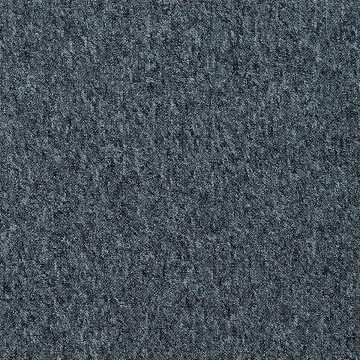 Teppichfliesen 50 x 50 cm CITY SL Schlinge Dunkelgrau 600 uni