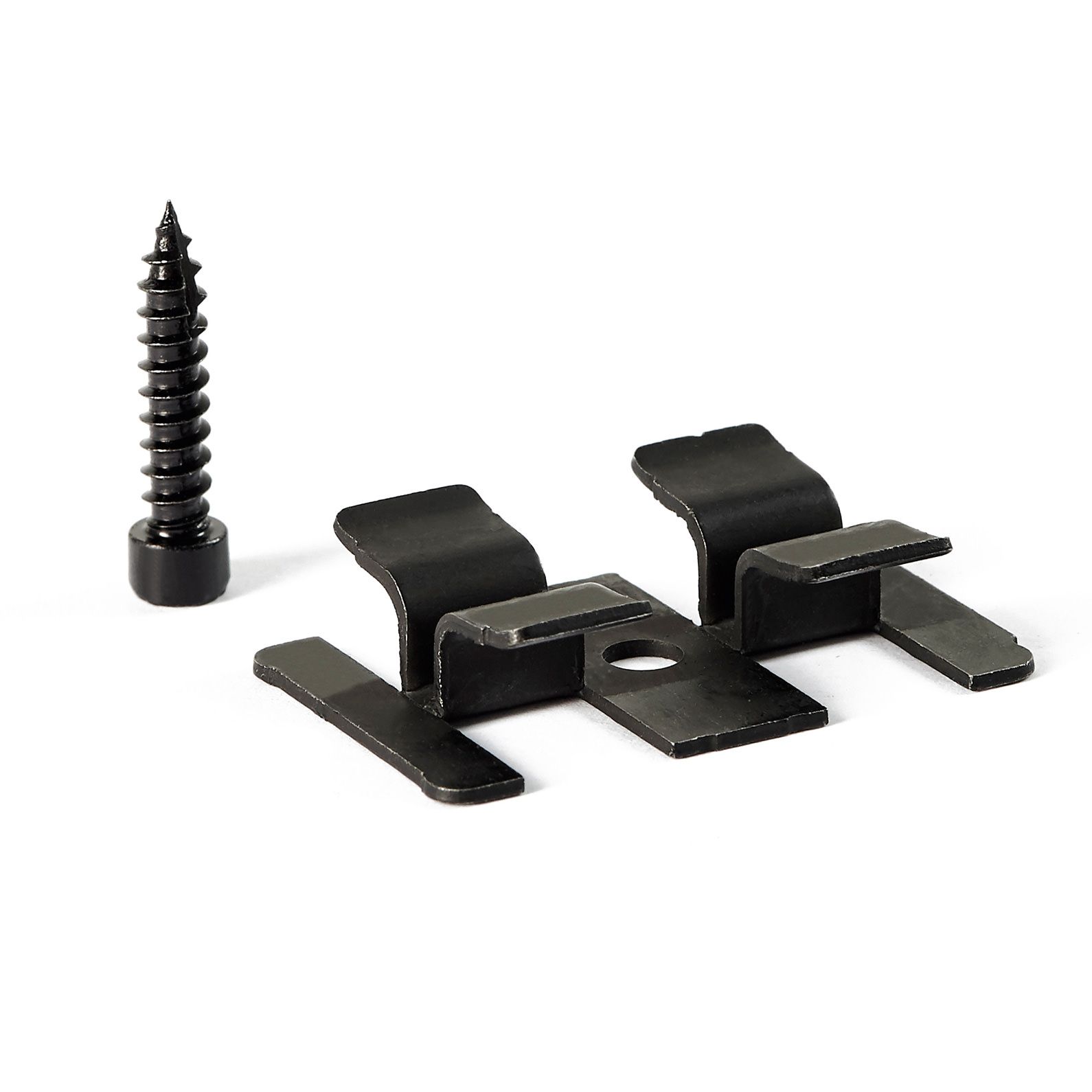 Montageklammerset NATUR IN FORM Edelstahl schwarz V4A