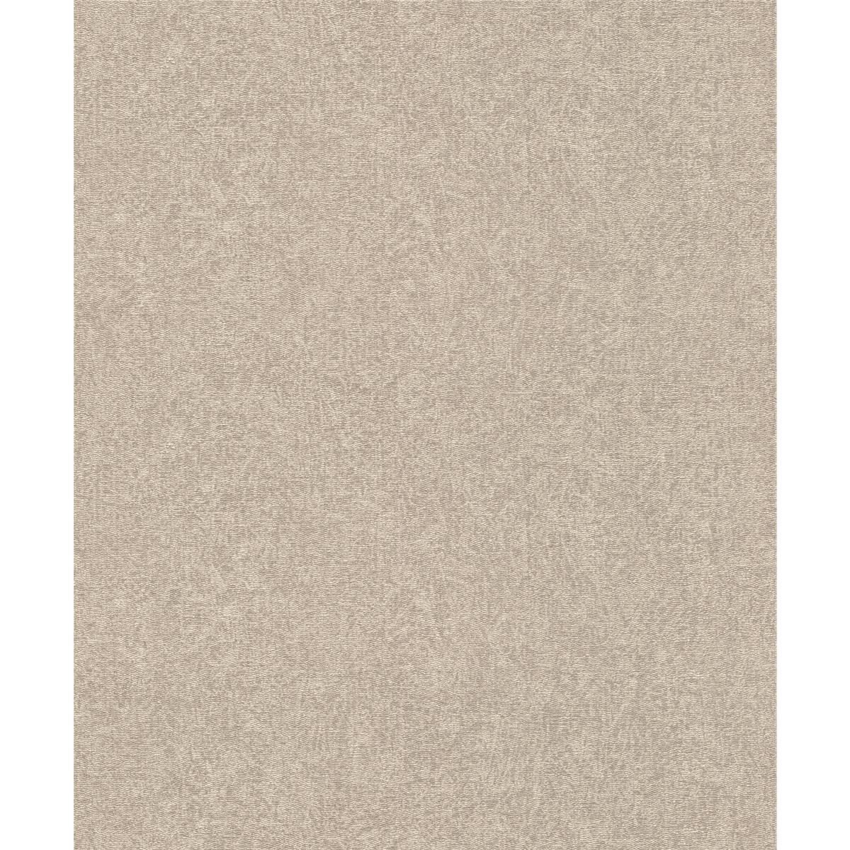 Tapete Basic uni Vinyltapete Taupe ansatzfrei 53 cm x 10,05 m