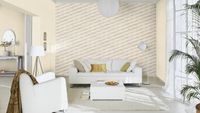 Tapete Basic uni Vinyltapete Mittelbeige ansatzfrei 53 cm x 10,05 m