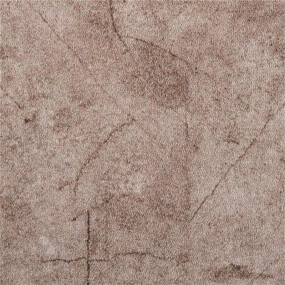 Teppichfliesen 25 x 100 cm selbsthaftend INFLOOR-GIRLOON Coronado Beige 003 gemustert