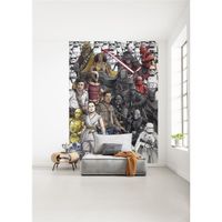 Vlies Fototapete - Star Wars Retro Cartoon - Größe 200 x 280 cm