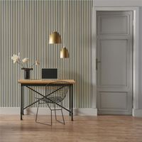 Wandpaneele AKUSTIK MDF und Recycling Filz OLIVE Grün 3,18m² - 4 Stck. 265 cm x 30 cm