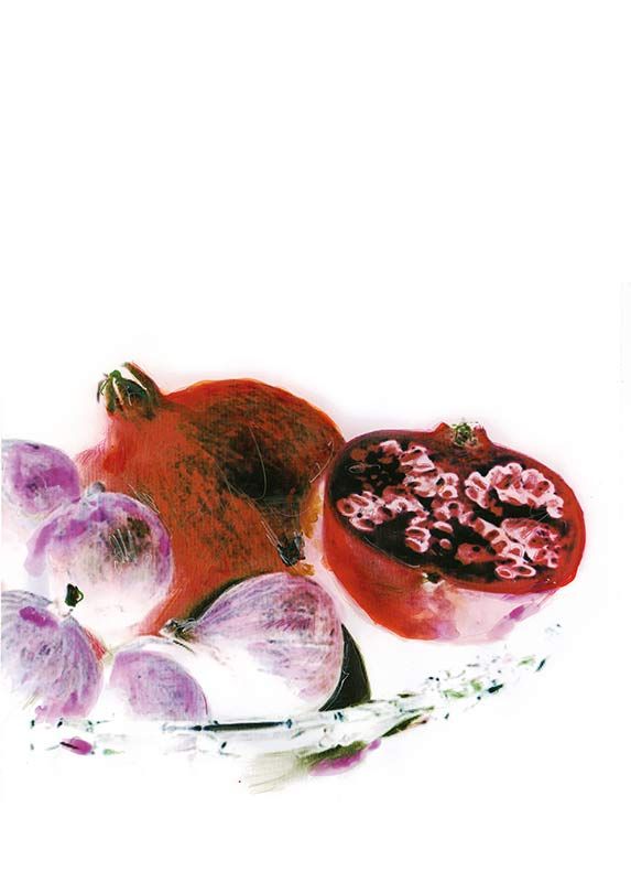 Komar Wandbild - Dinner Mediterranean  - Größe: 50 x 70 cm