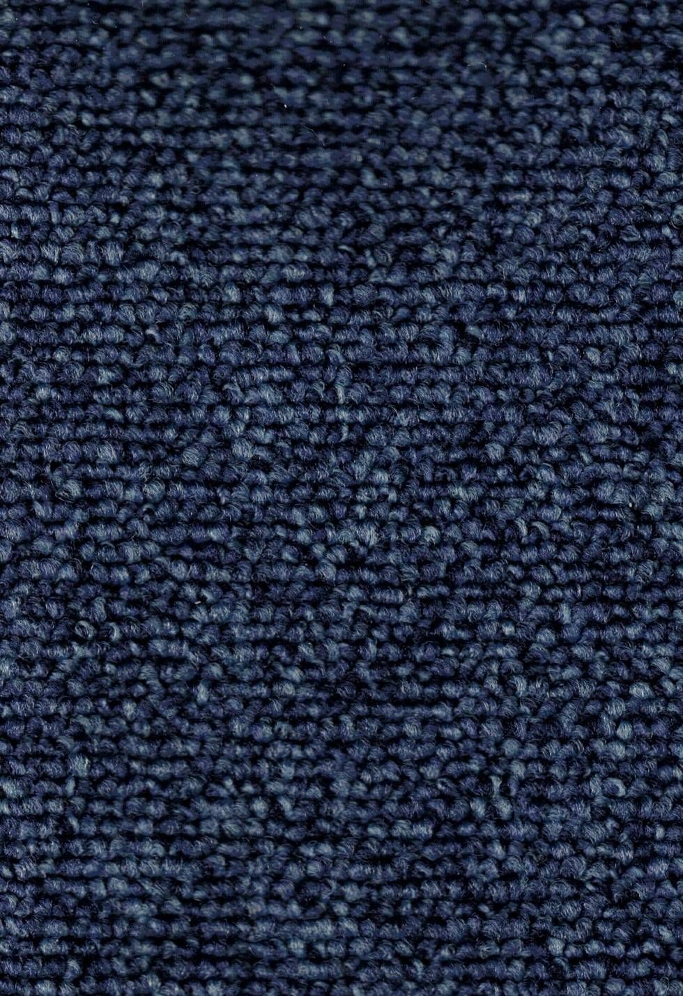 Teppichboden Lano Granit Objektschlinge 700 Jeansblau - Rollenbreite 400 cm