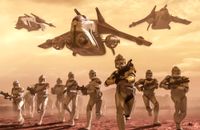Vlies Fototapete - Star Wars Classic Clone Trooper - Größe 400 x 260 cm