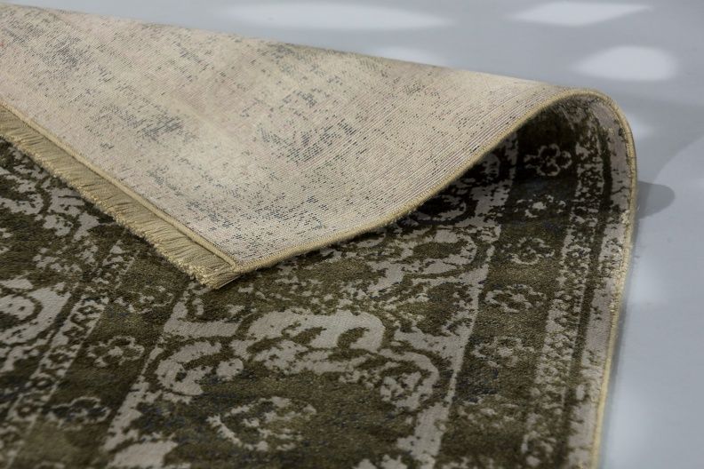 Teppich VELVET Olivgrün - 200 cm x 290 cm