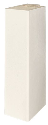Wand- Akustikpaneel schwarz mit 6 Lamellen V1 B/H 48,4 cm / 275 cm