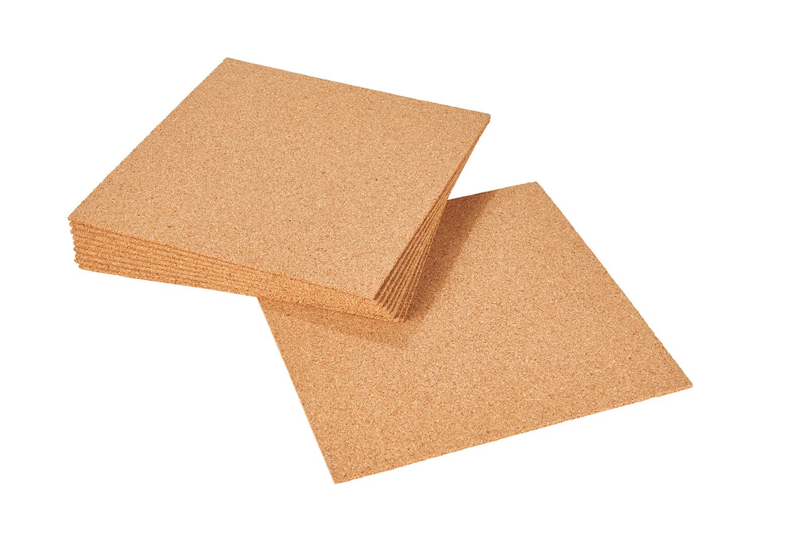 Kork-Unterlage 200x200x3 mm 20 x 20 x 3 cm