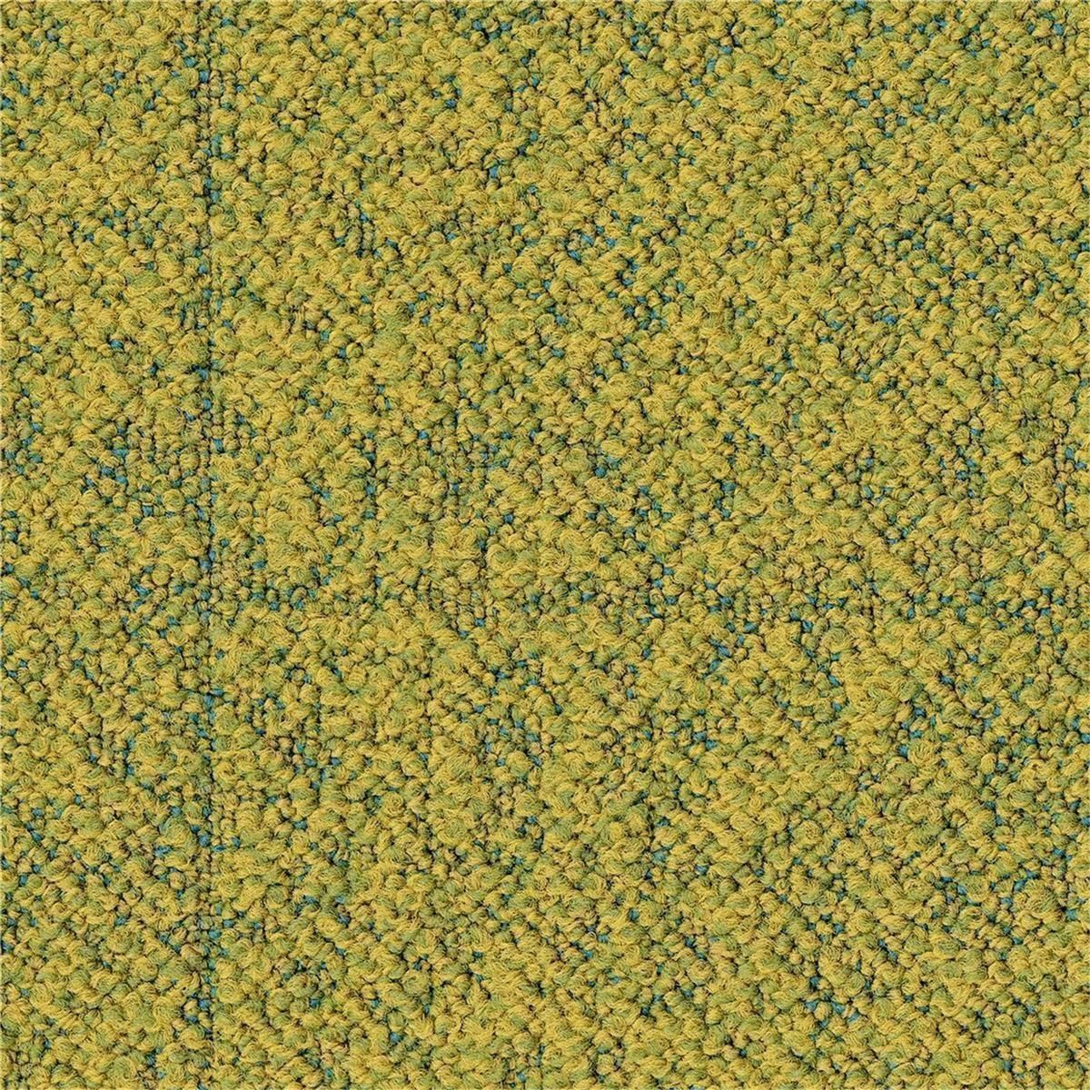 Teppichfliesen Desso Iconic AA23 6401 Gelb Hell Schlinge Textur 50 x 50 cm