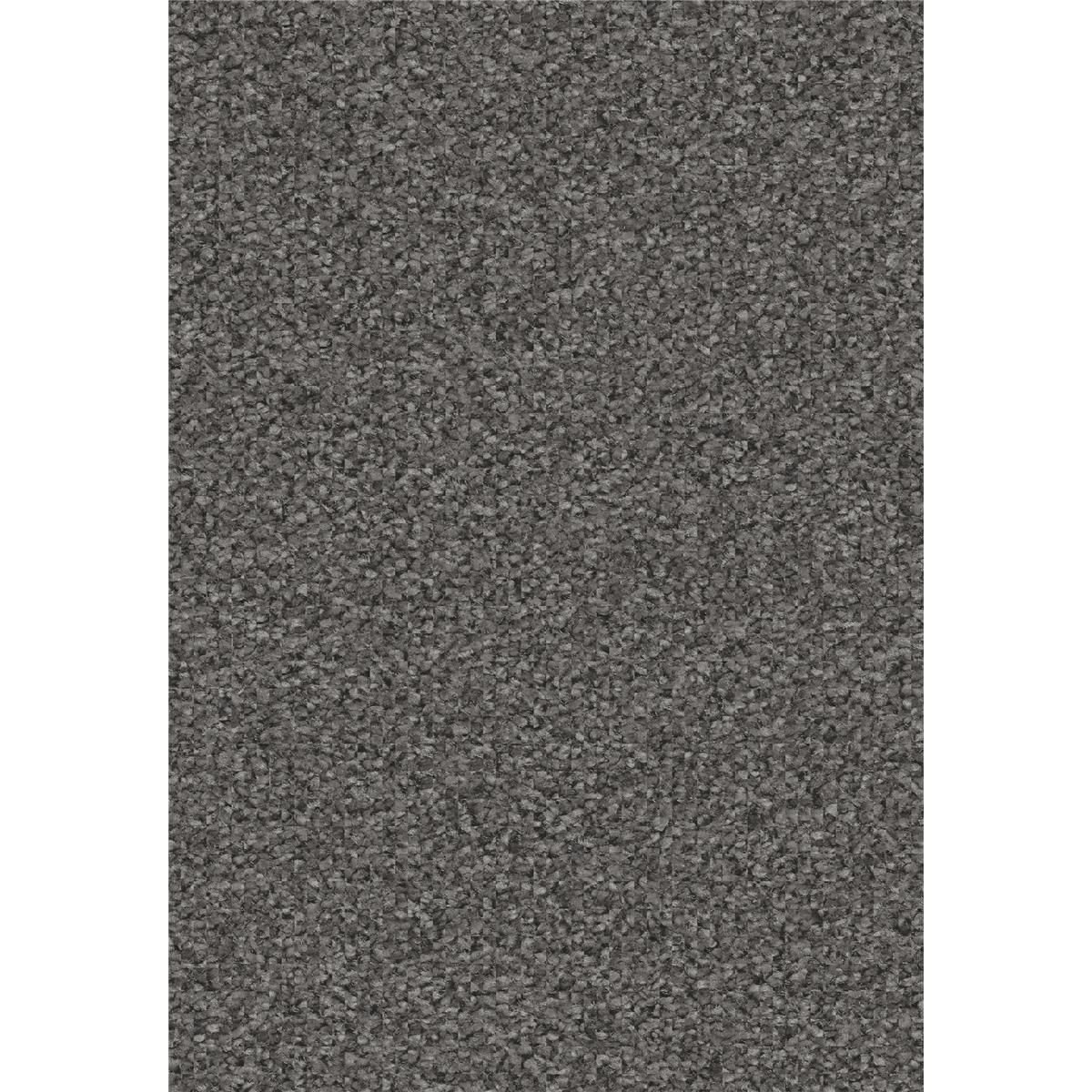 Teppichboden DAS TEPPICHWERK Passion 1001 LUANA Soft Frisé Schwarz 9D84 - Rollenbreite 400 cm
