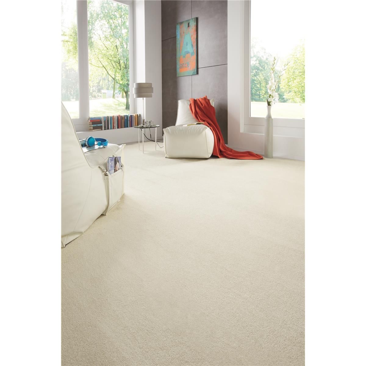 Teppichboden Infloor-Girloon Couture Frisé Blau 541 uni - Rollenbreite 400 cm