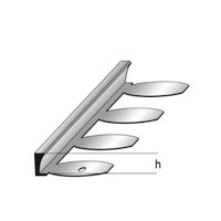 JOKA flexibles Fliesenprof./Trennschiene 8,0 mm 303008 Aluminium 250 cm