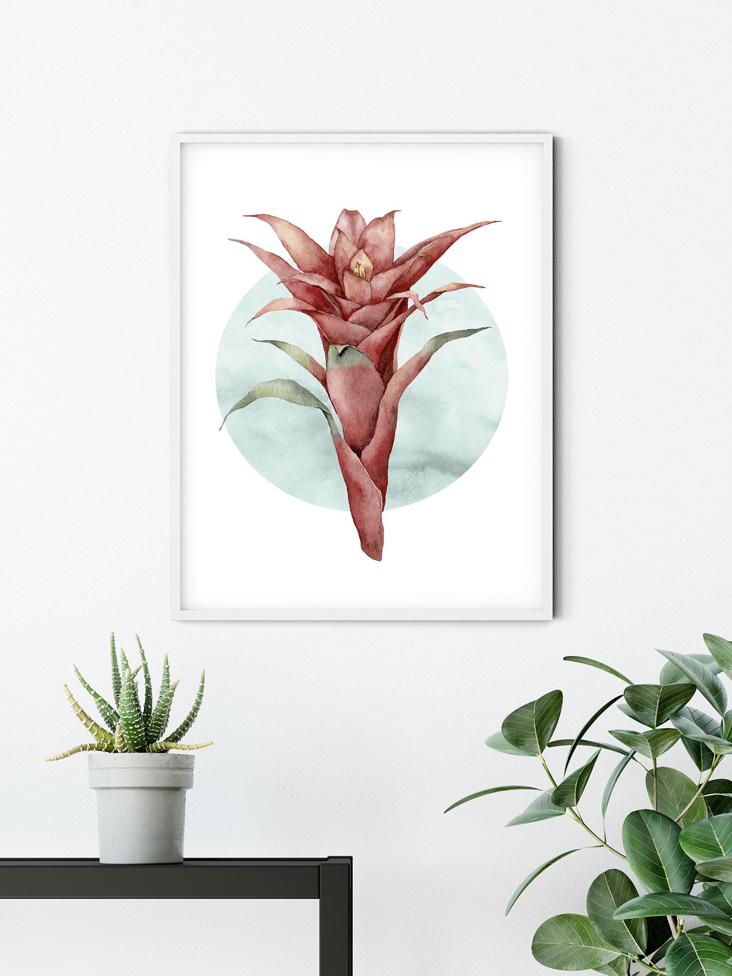 Komar Wandbild - Funky Flower - Größe: 50 x 70 cm