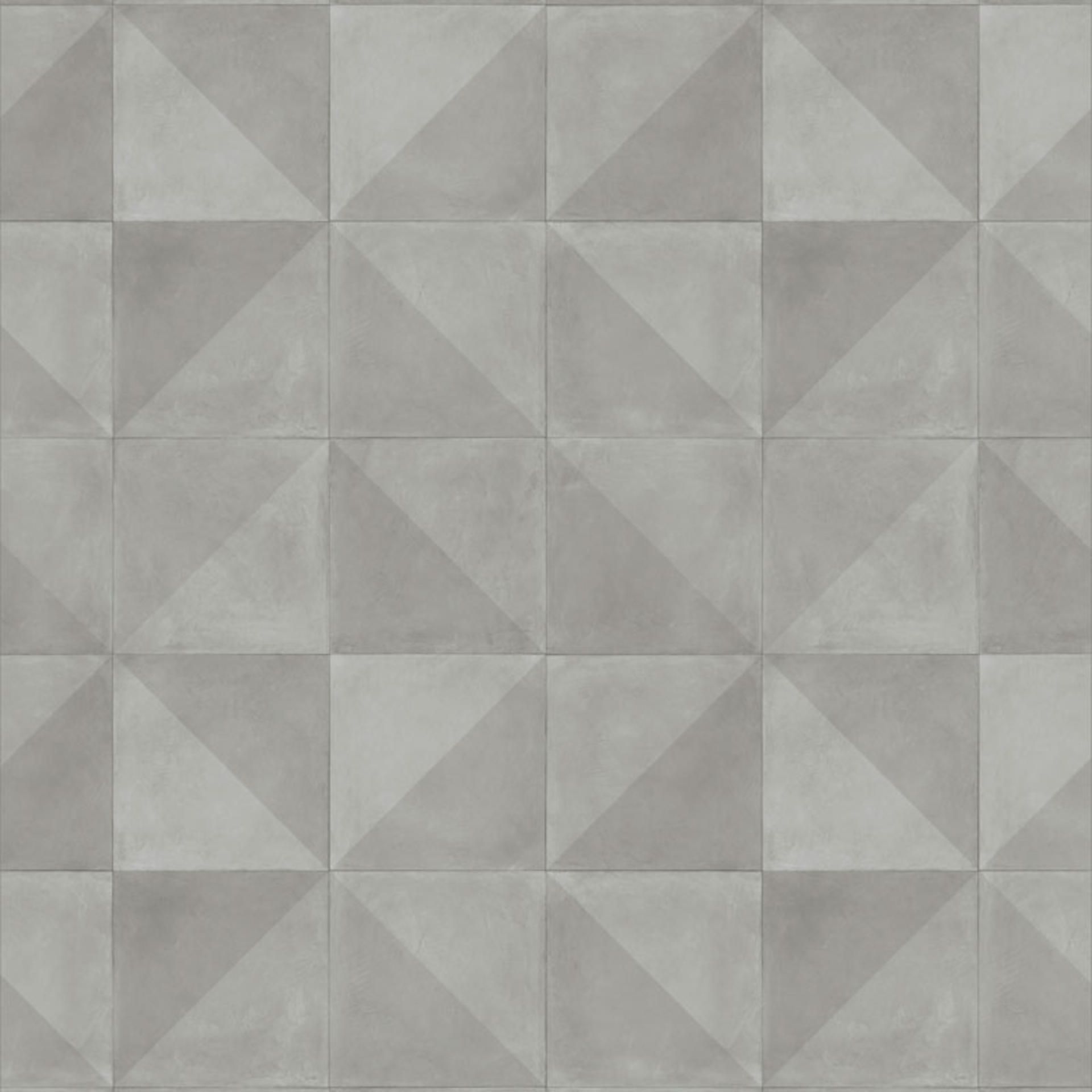 Vinylboden Fliese Diagonal LIGHT GREY IZMIR-TB15 B:300cm