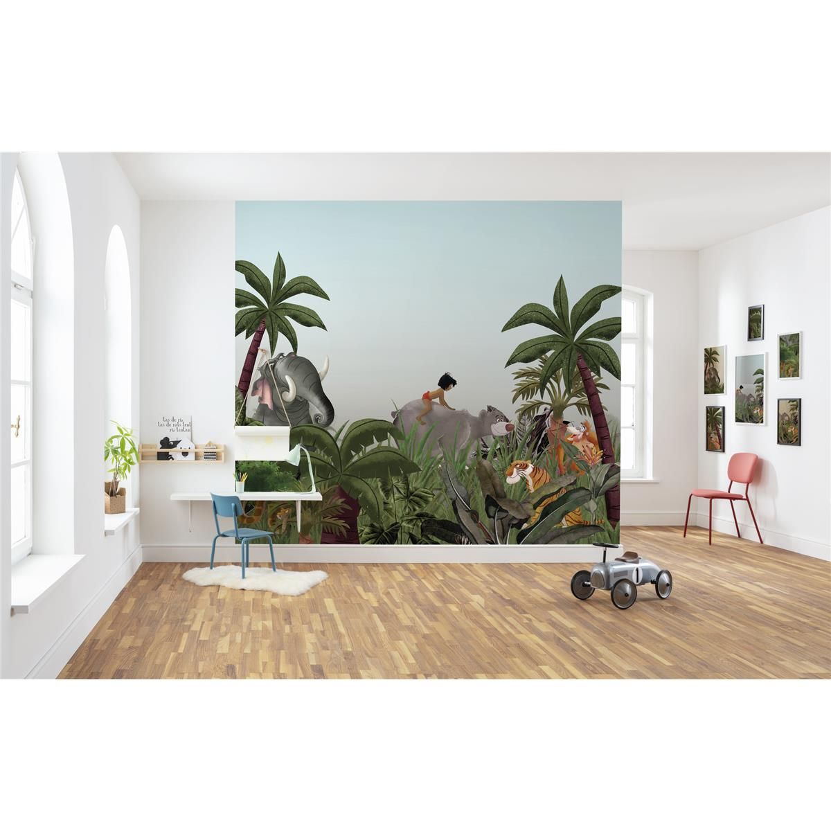 Vlies Fototapete - Jungle Book - Größe 300 x 280 cm