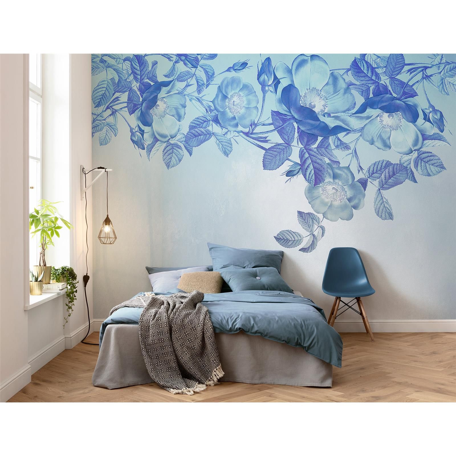 Vlies Fototapete - Blue Aura  - Größe 350 x 250 cm