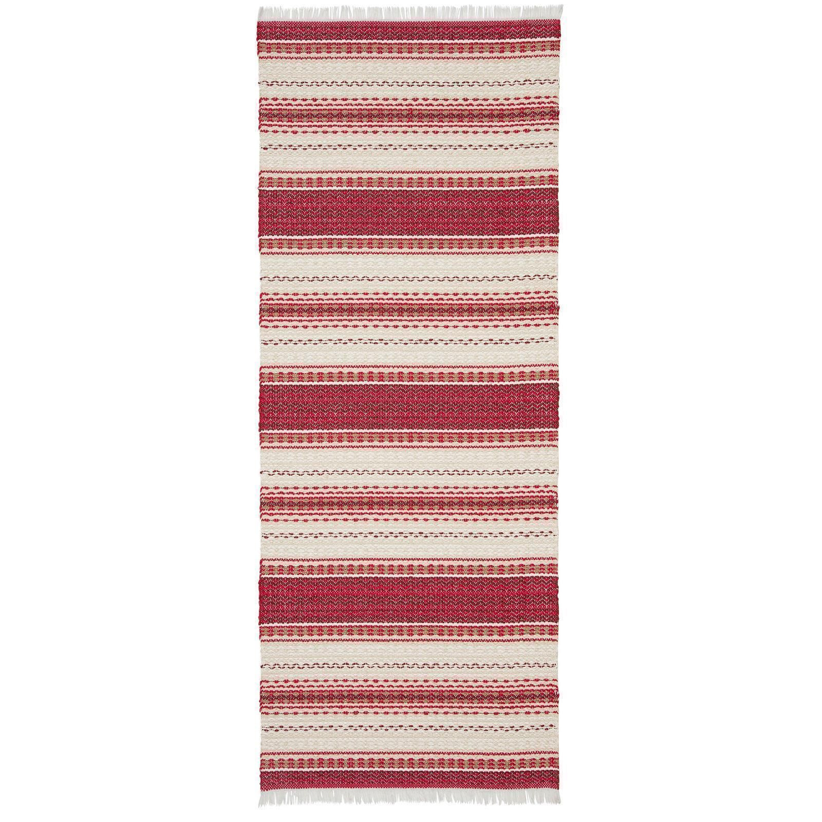 Teppich Swedy MALVA V2 Rot-Beige - 60 cm x 200 cm