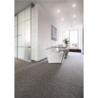 Teppichboden Infloor-Girloon Caprice Velours Grau 850 tuftgemustert - Rollenbreite 400 cm