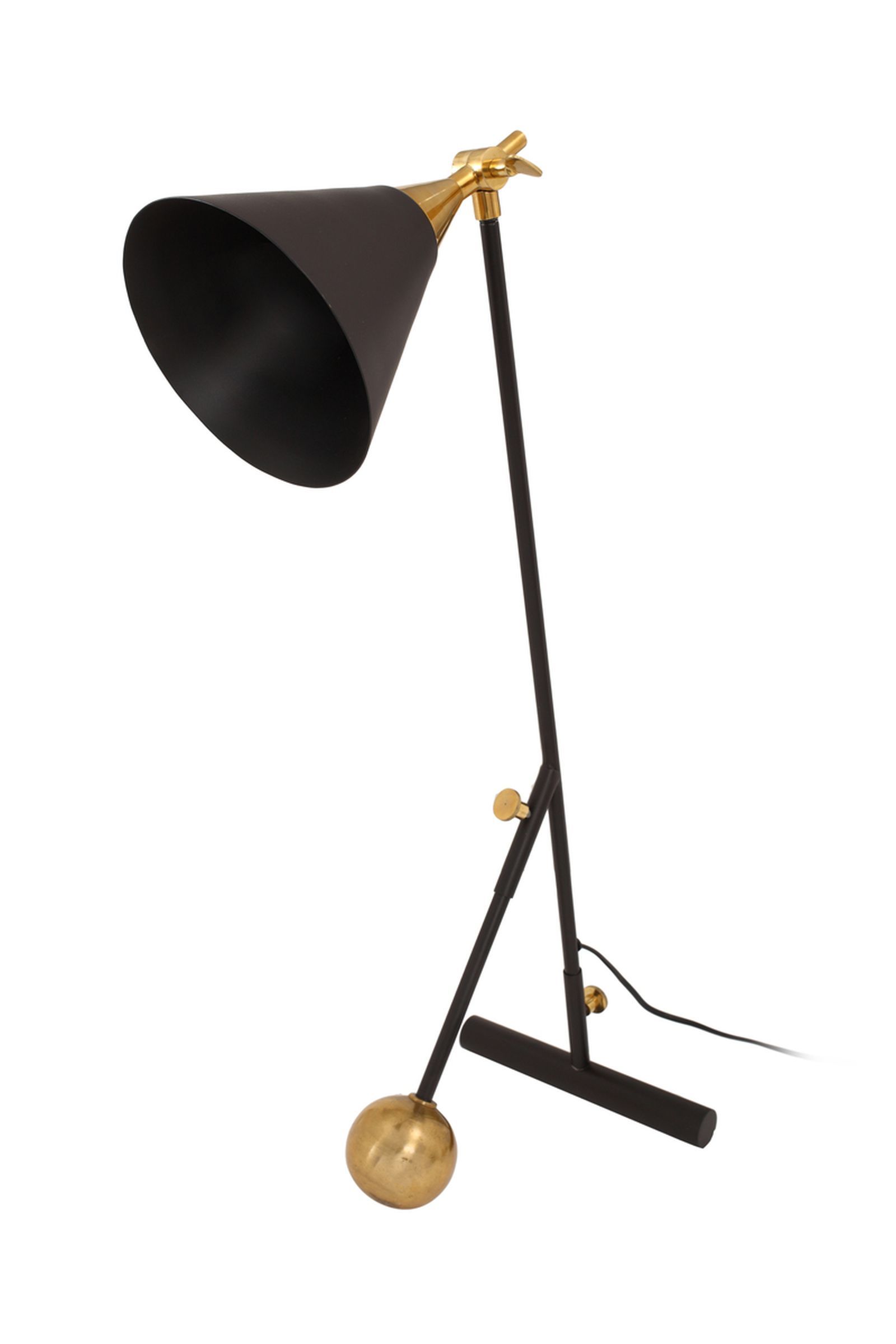 Tischlampe Celeste 225 Schwarz / Gold