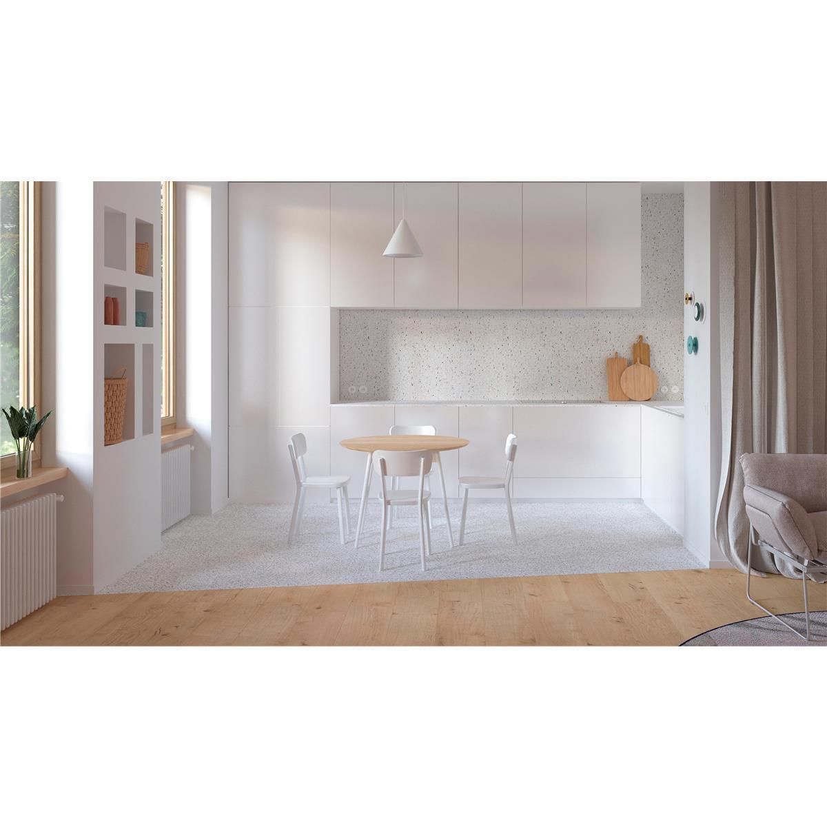 Designboden NATURALS-Terrazzo Classical-Nero Fliese 66,66 cm x 33,33 cm - Nutzschichtdicke 0,30 mm
