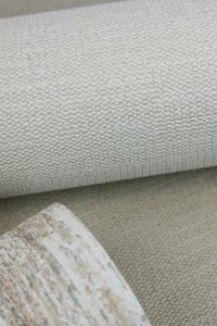 Tapete Basic universell Vinyltapete Leinen ansatzfrei 53 cm x 10,05 m