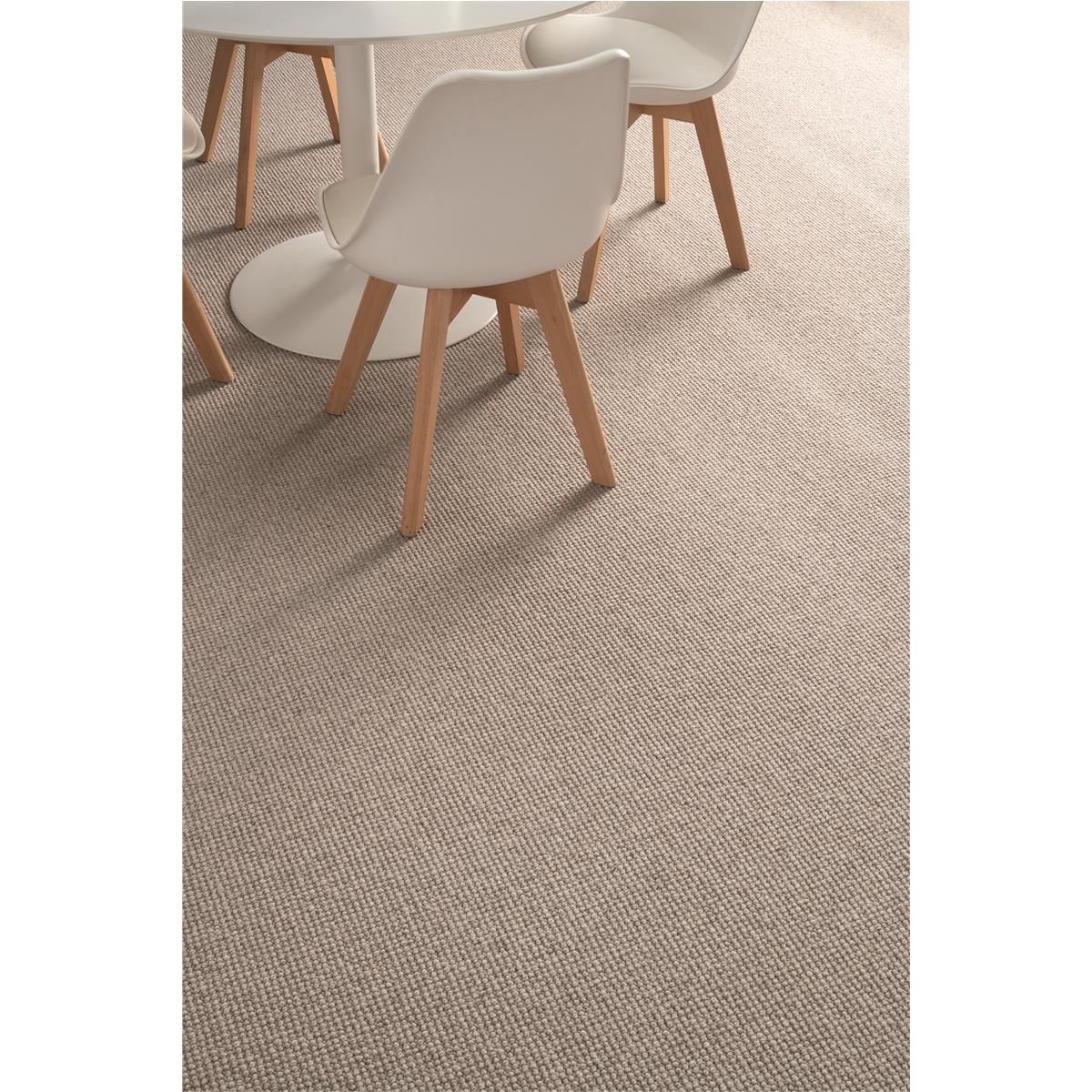Teppichboden Creatuft Wellington 2728 Sand 100% reine Schurwolle - Rollenbreite 400 cm