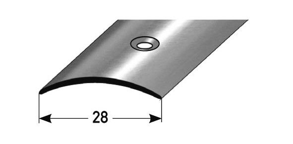 Übergangsprofil Messing poliert SK 031086 100cm 100 x 2,8 x 1,2 cm