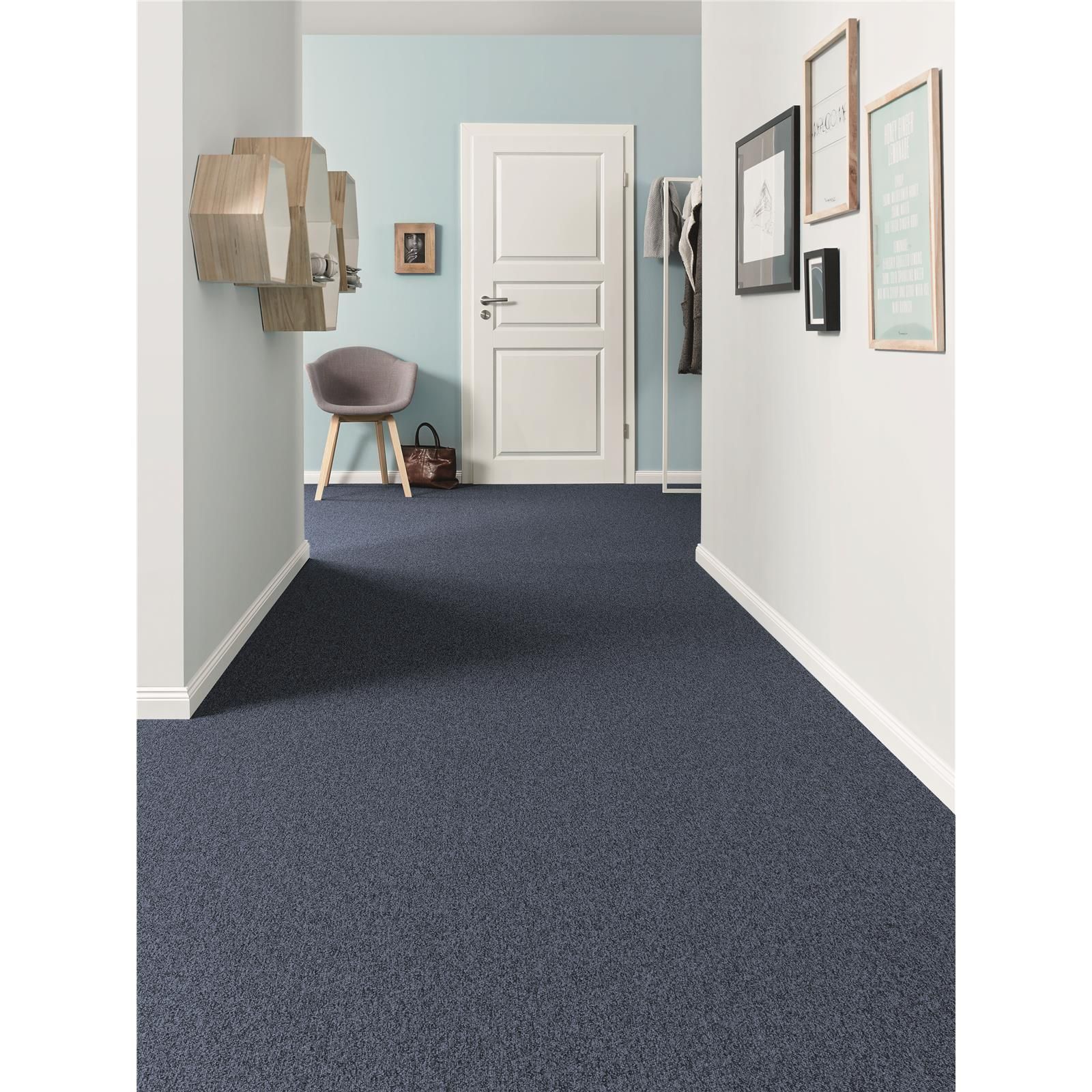 Teppichboden Vorwerk Passion 1005 RONDO Schlinge Grau 50C6 - Rollenbreite 500 cm