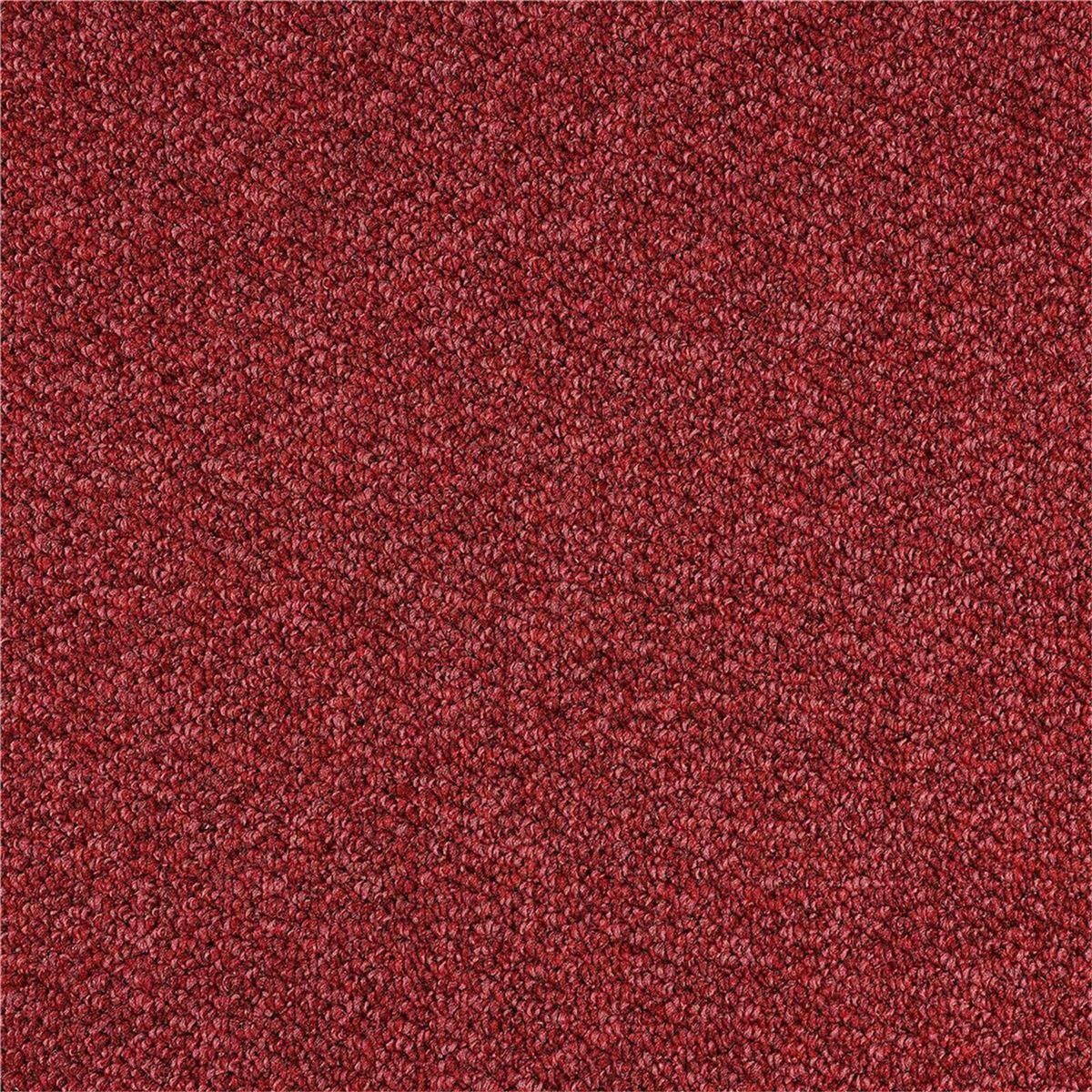 Teppichboden INFLOOR-GIRLOON Court Schlinge Rot 140 meliert - Rollenbreite 400 cm