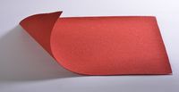 Messeboden flacher Nadelvlies mit Pailetten EXPOGLITTER Red 0962 ohne Schutzfolie - Rollenbreite 200 cm