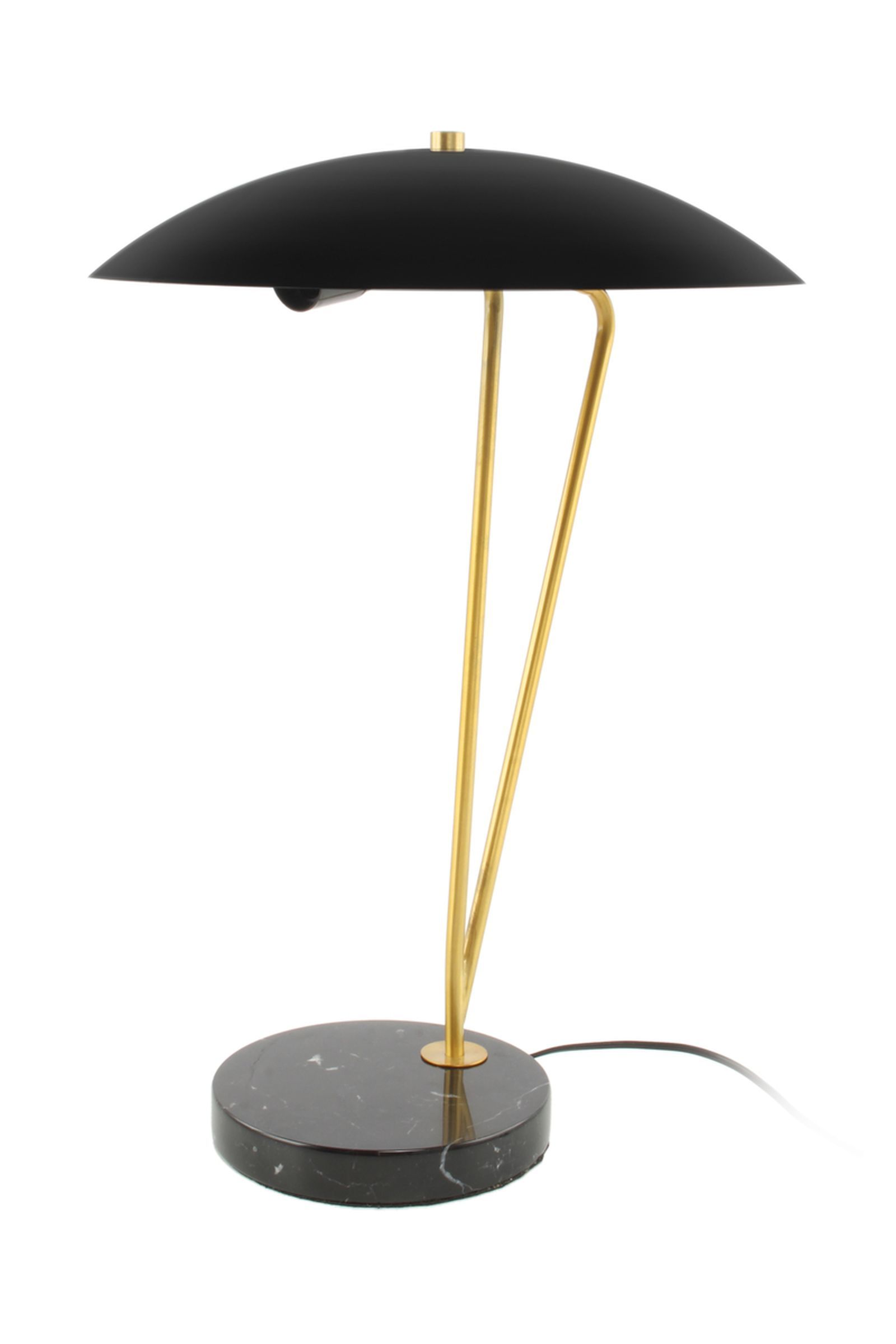 Tischlampe Kayani 125 Schwarz / Gold / Schwarz