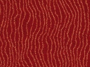 Teppichboden Vorwerk Superior 1049 SAMOS Design Rot - Gelb 1P35 - Rollenbreite 400 cm