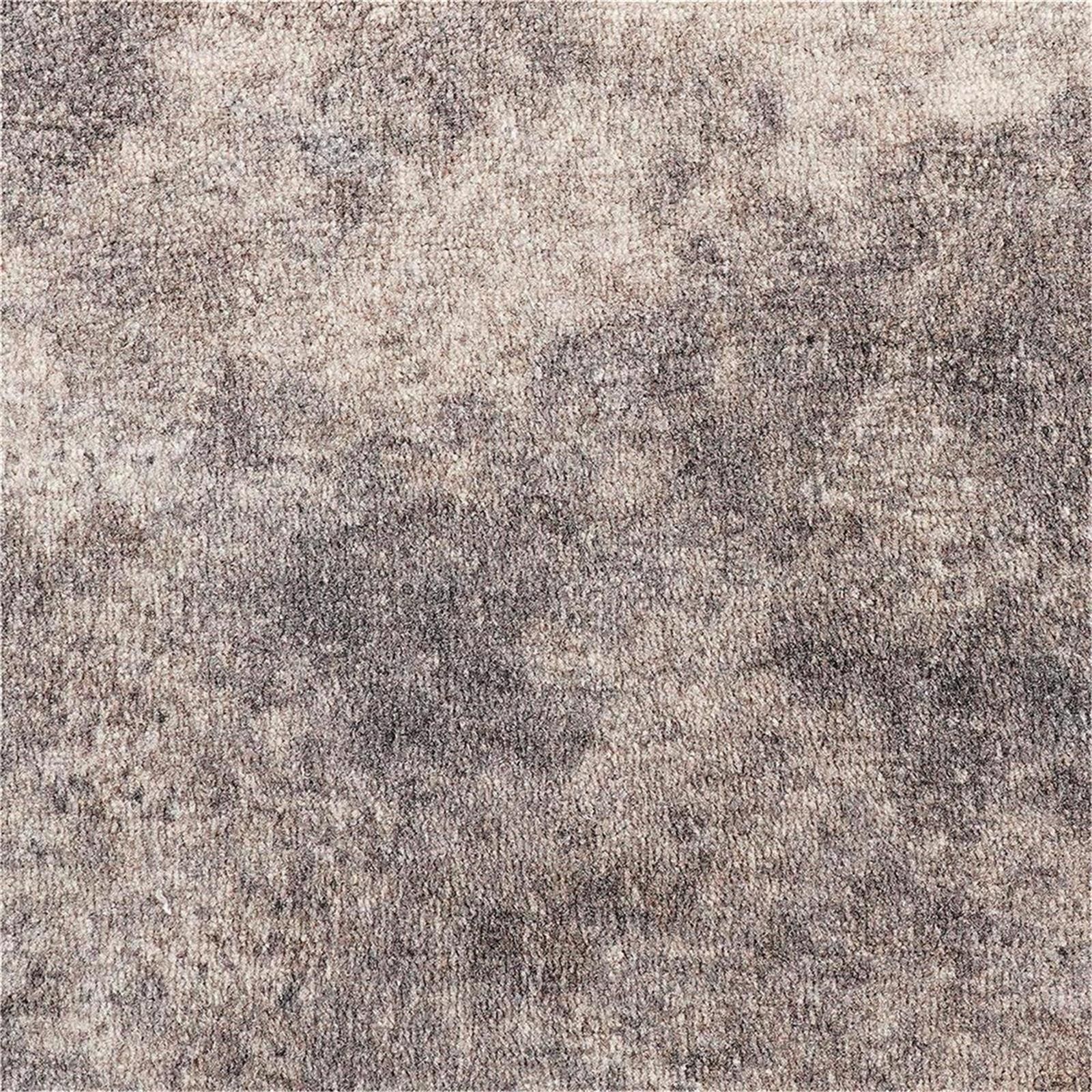 Teppichfliesen 25 x 100 cm selbsthaftend INFLOOR-GIRLOON Coronado Beige 009 gemustert