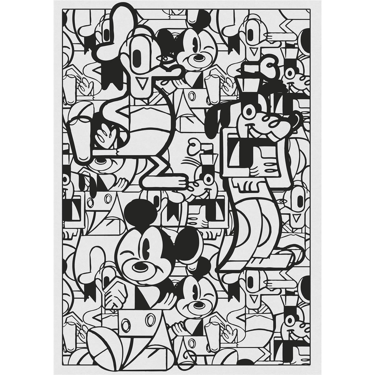 Vlies Fototapete - Mickey Constructive - Größe 200 x 280 cm