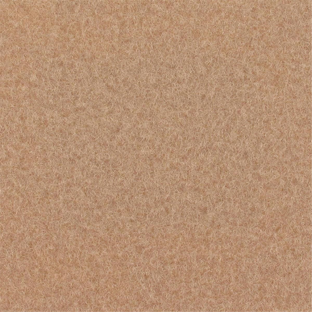 Messeboden Velours EXPOLUXE Beige 9516 mit Schutzfolie  - Rollenbreite 200 cm