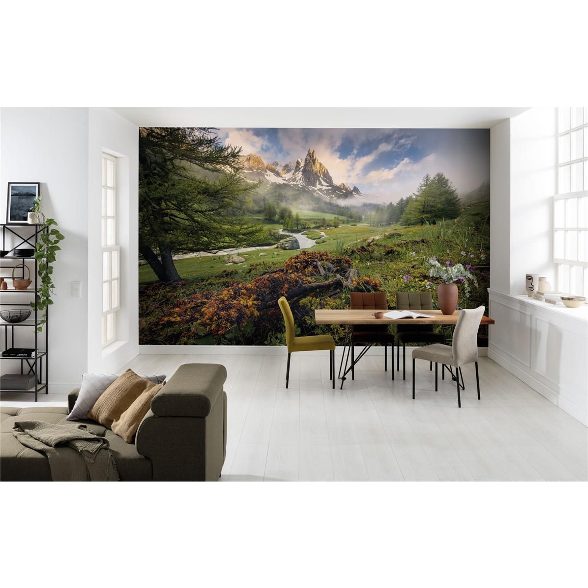 Papier Fototapete - Morning Walk - Größe 368 x 254 cm