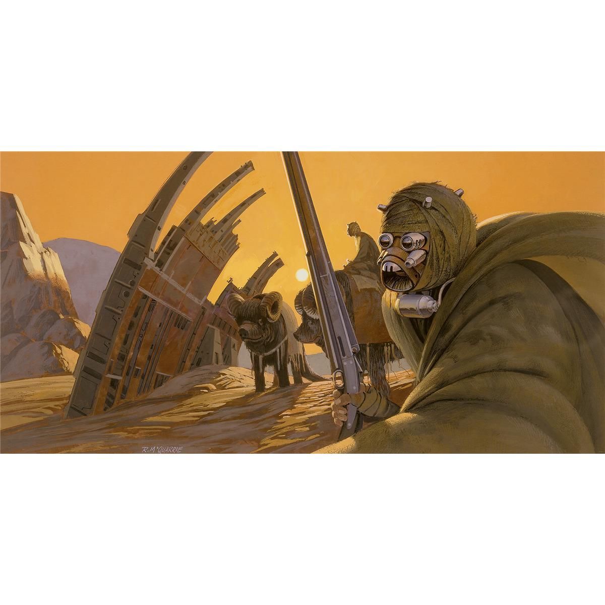 Vlies Fototapete - Star Wars Classic RMQ Tusken - Größe 500 x 250 cm