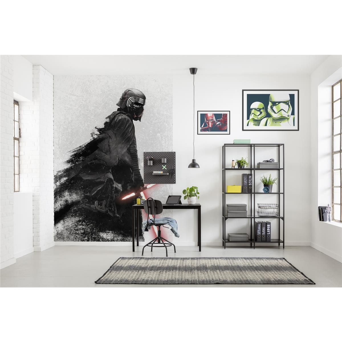 Vlies Fototapete - Star Wars Kylo Vader Shadow - Größe 200 x 280 cm