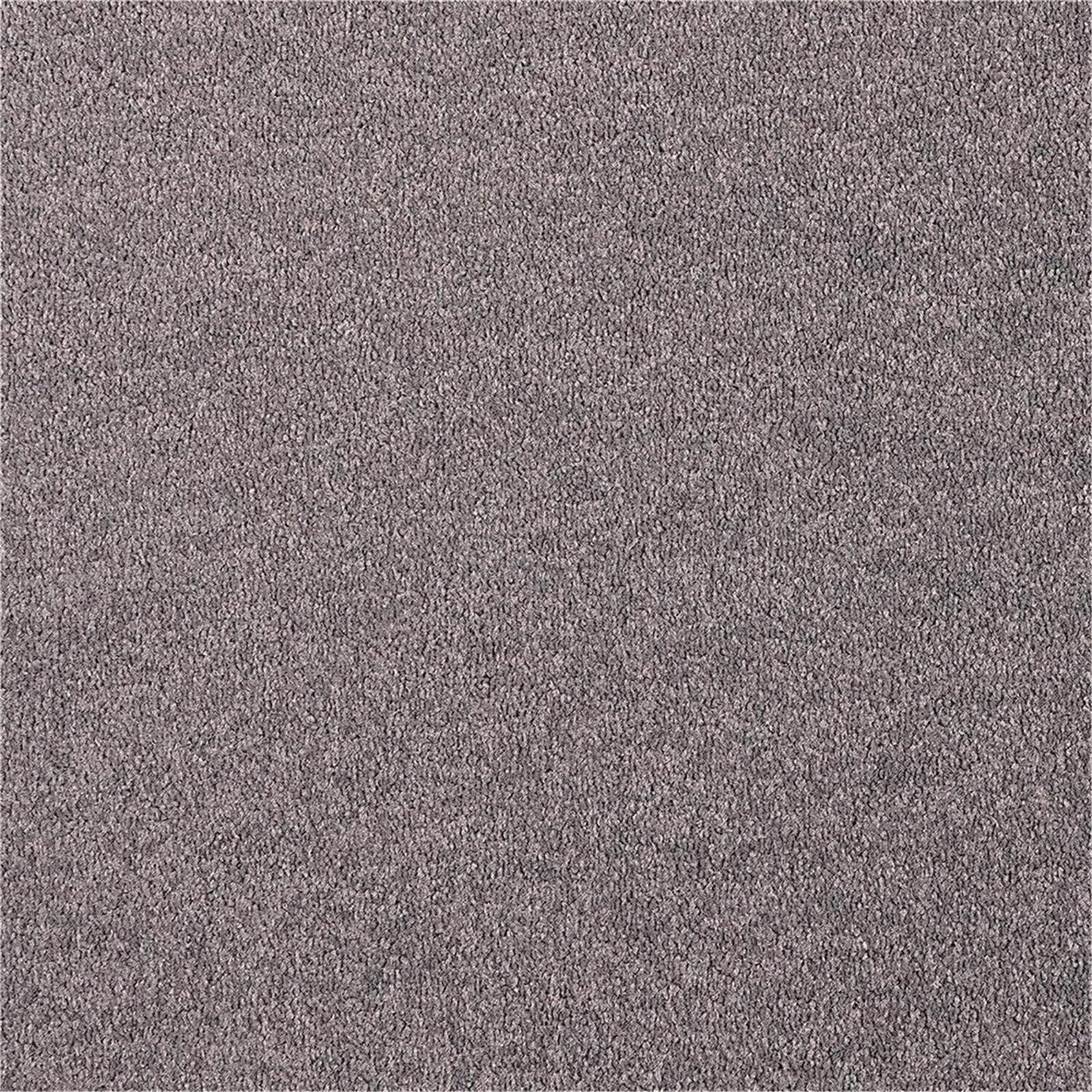 Teppichboden INFLOOR-GIRLOON Chiffon/Pearl Velours Grau 550 uni - Rollenbreite 400 cm