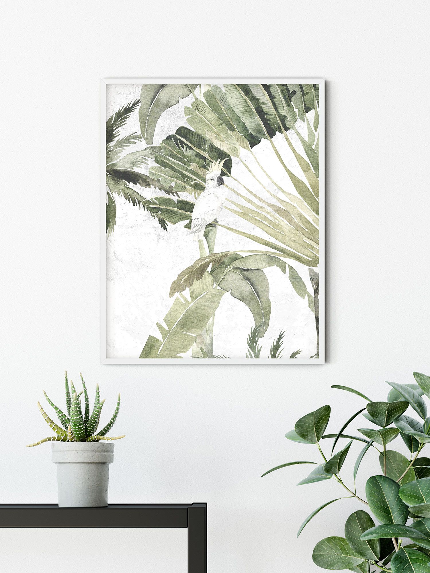 Komar Wandbild - Oiseau Cacadoo - Größe: 50 x 70 cm