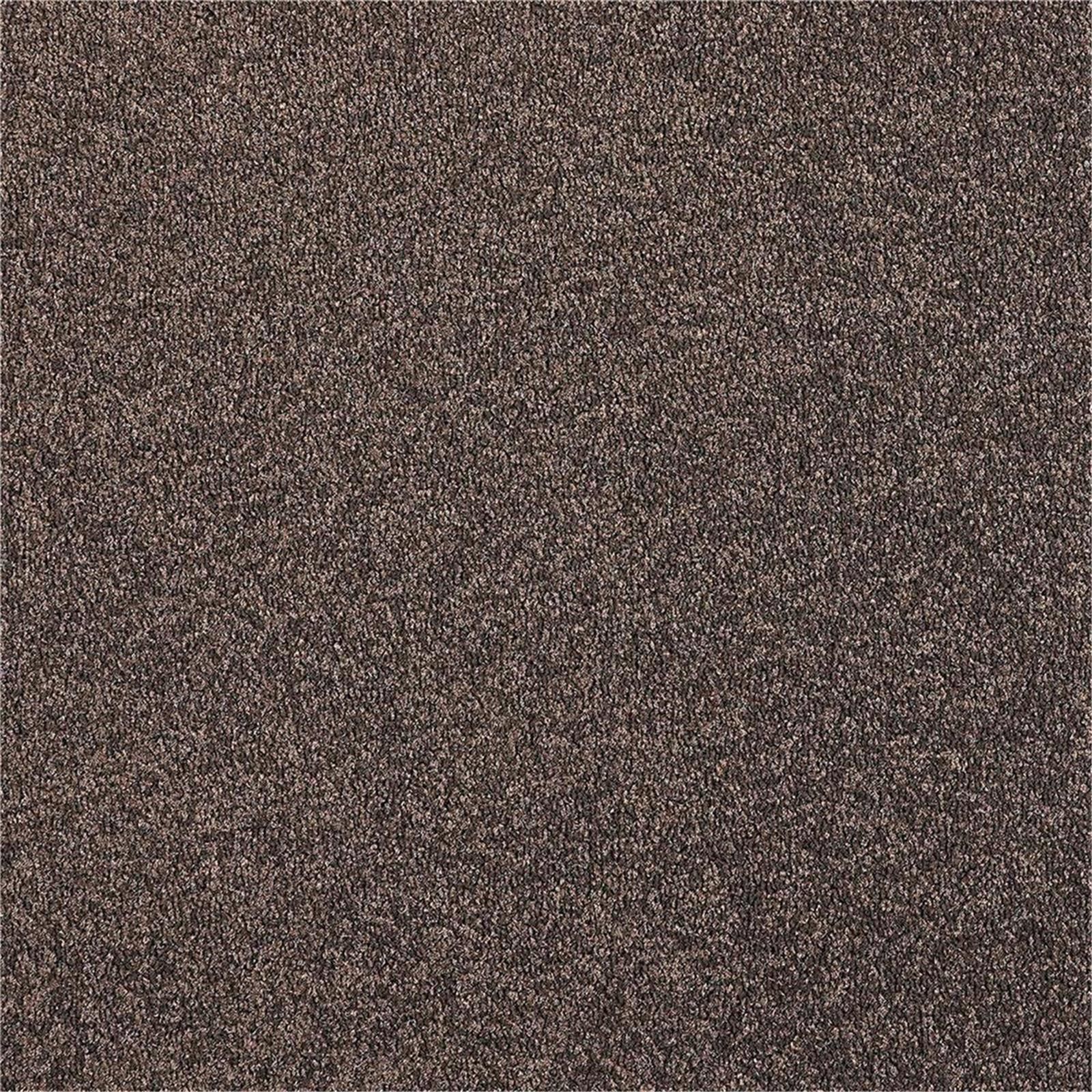 Teppichboden INFLOOR-GIRLOON Chiffon/Pearl Velours Braun 750 uni - Rollenbreite 400 cm