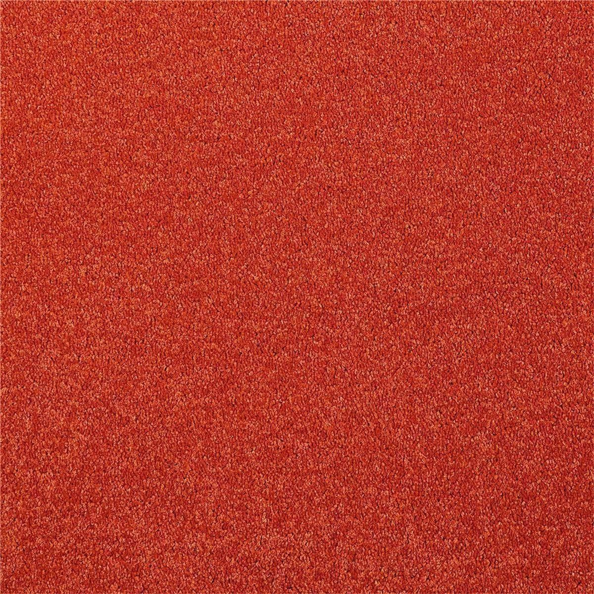 Teppichboden INFLOOR-GIRLOON Chiffon/Pearl Velours Orange 700 uni - Rollenbreite 400 cm