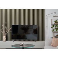 Wandpaneele AKUSTIK MDF und Recycling Filz OLIVE Grün 3,18m² - 4 Stck. 265 cm x 30 cm