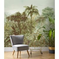 Tapete Nature Botanical Wandbild Kaki ansatzfrei 400 cm x 3 m