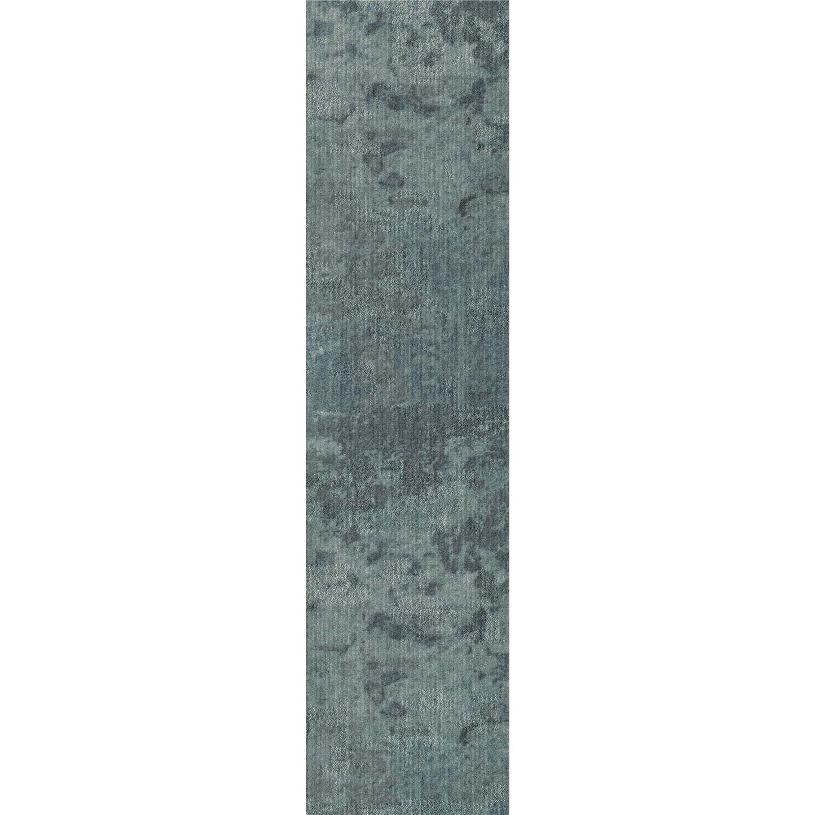 Teppichfliesen 25 x 100 cm selbsthaftend Infloor-Girloon Switch Grün 018-450 gemustert