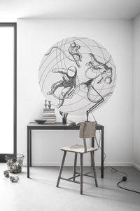 Selbstklebende Vlies Fototapete/Wandtattoo - Weltraum - Größe 125 x 125 cm
